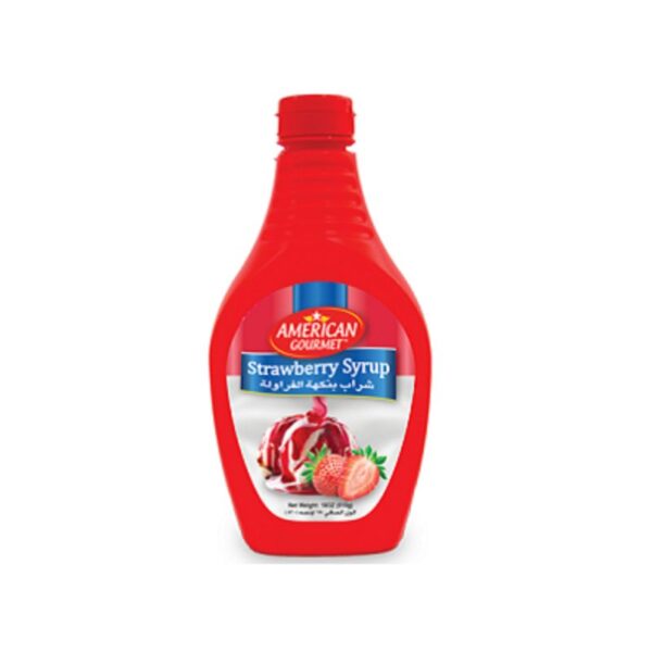 Strawberry Syrup American Gourmet 624g