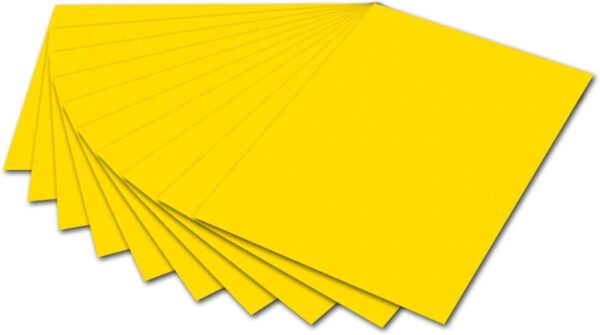 Folia Chart Paper 220G 70x100cm x25 Banana Yw