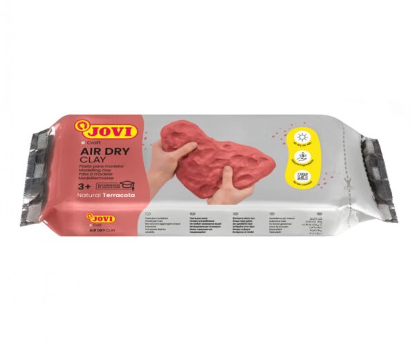 Jovi Air Dry Hardening Tablet For Modelling 1 Kg Brown